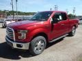 2016 Ruby Red Ford F150 XLT SuperCab 4x4  photo #7