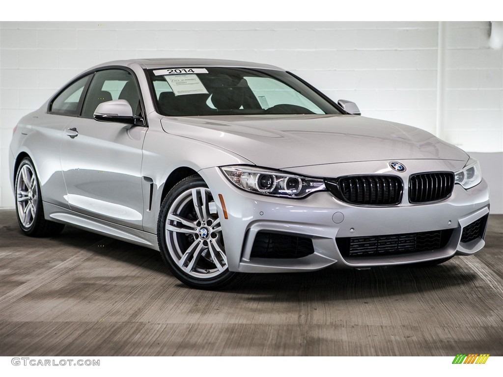 Glacier Silver Metallic 2014 BMW 4 Series 428i Coupe Exterior Photo #115395846