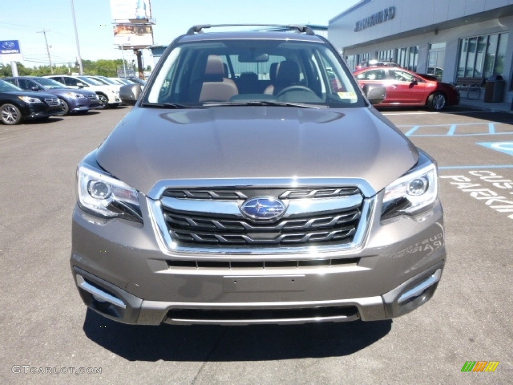 2017 Forester 2.5i Touring - Sepia Bronze Metallic / Saddle Brown photo #12