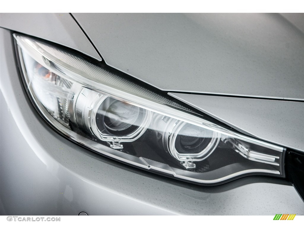 2014 4 Series 428i Coupe - Glacier Silver Metallic / Black photo #27