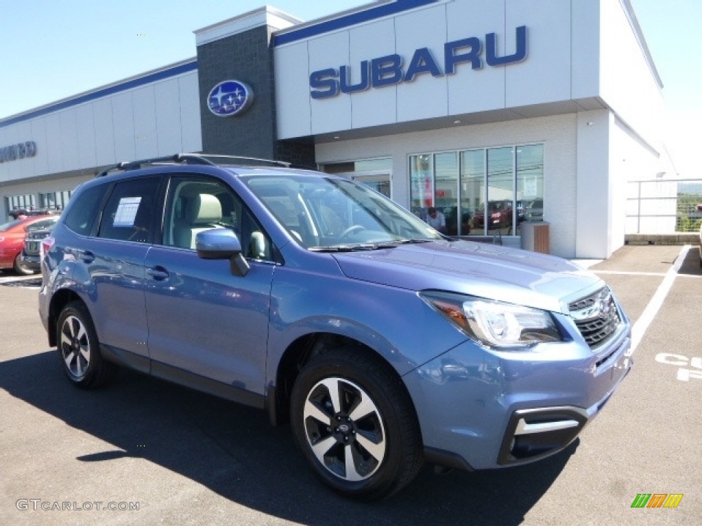 2017 Forester 2.5i Limited - Quartz Blue Pearl / Gray photo #1
