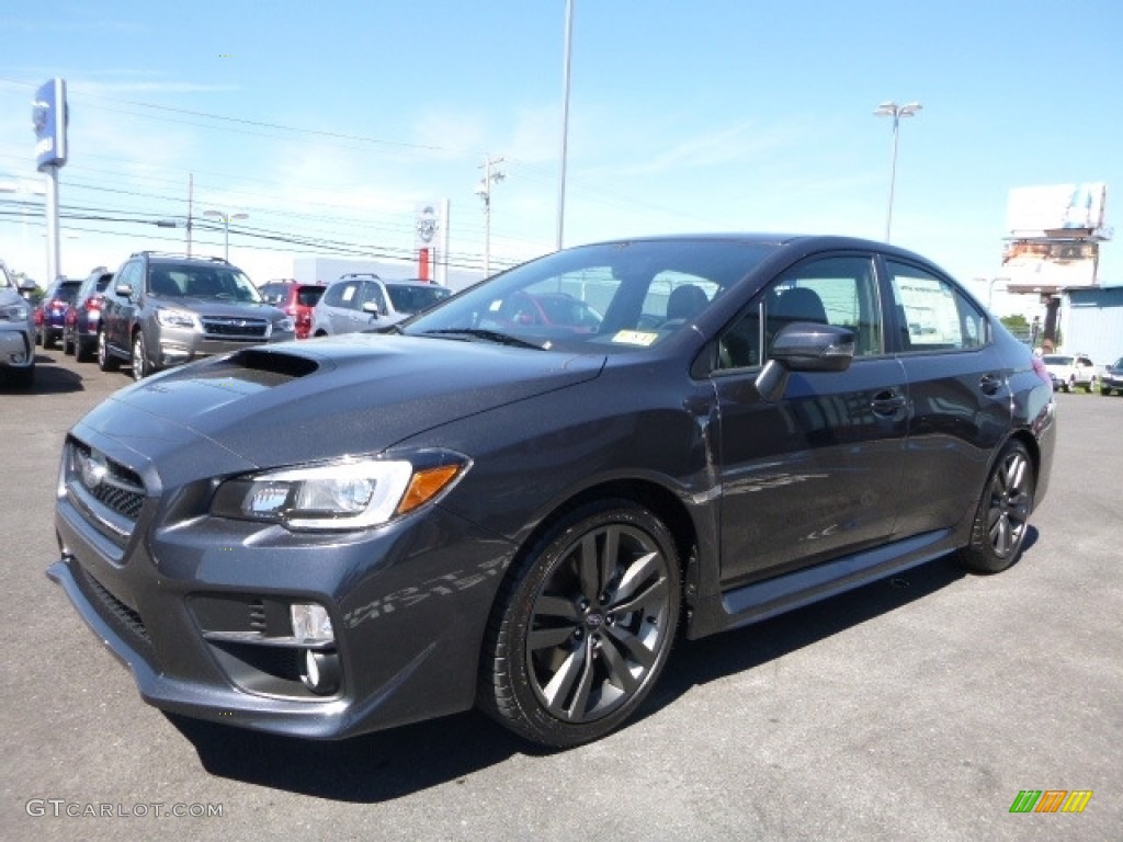 2017 WRX Limited - Dark Gray Metallic / Carbon Black photo #12