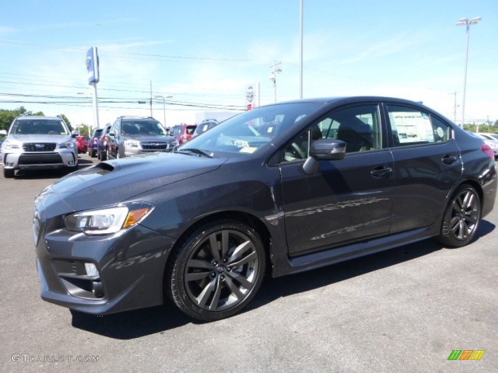 2017 WRX Limited - Dark Gray Metallic / Carbon Black photo #14