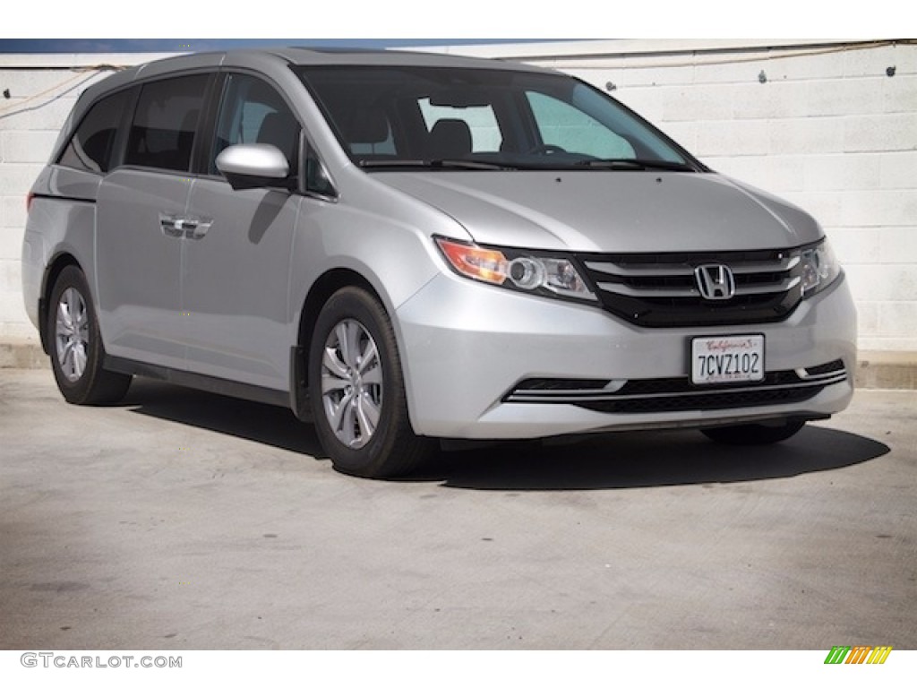 2014 Odyssey EX-L - Alabaster Silver Metallic / Truffle photo #1