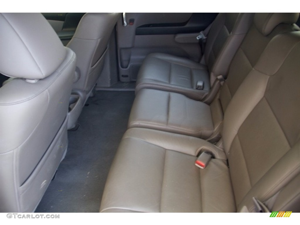 2014 Odyssey EX-L - Alabaster Silver Metallic / Truffle photo #4
