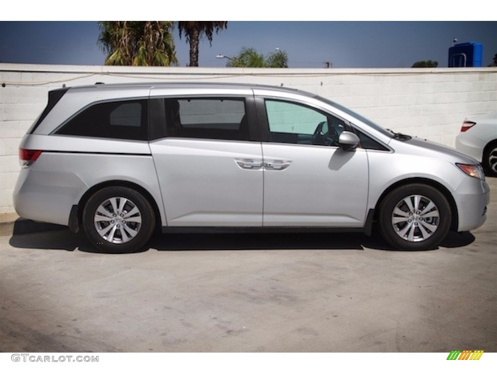 2014 Odyssey EX-L - Alabaster Silver Metallic / Truffle photo #8