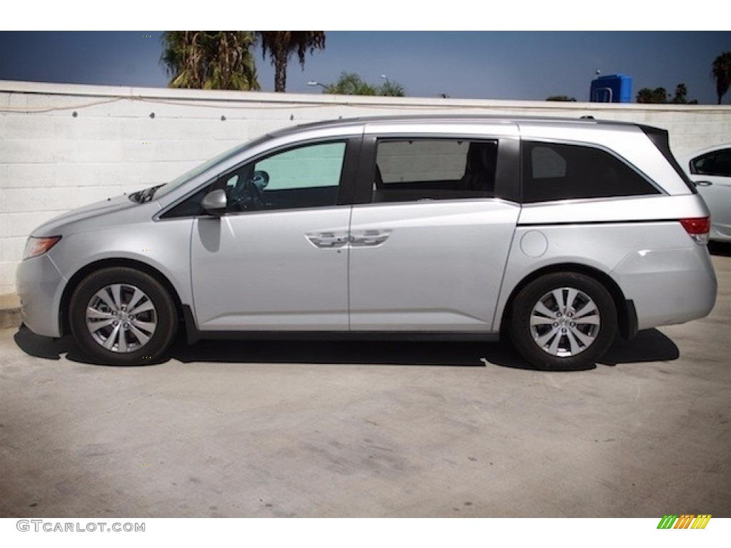 2014 Odyssey EX-L - Alabaster Silver Metallic / Truffle photo #10