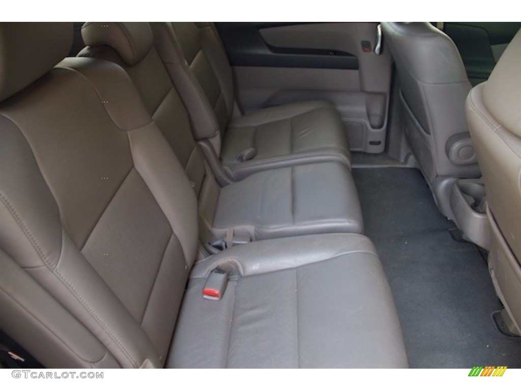 2014 Odyssey EX-L - Alabaster Silver Metallic / Truffle photo #17