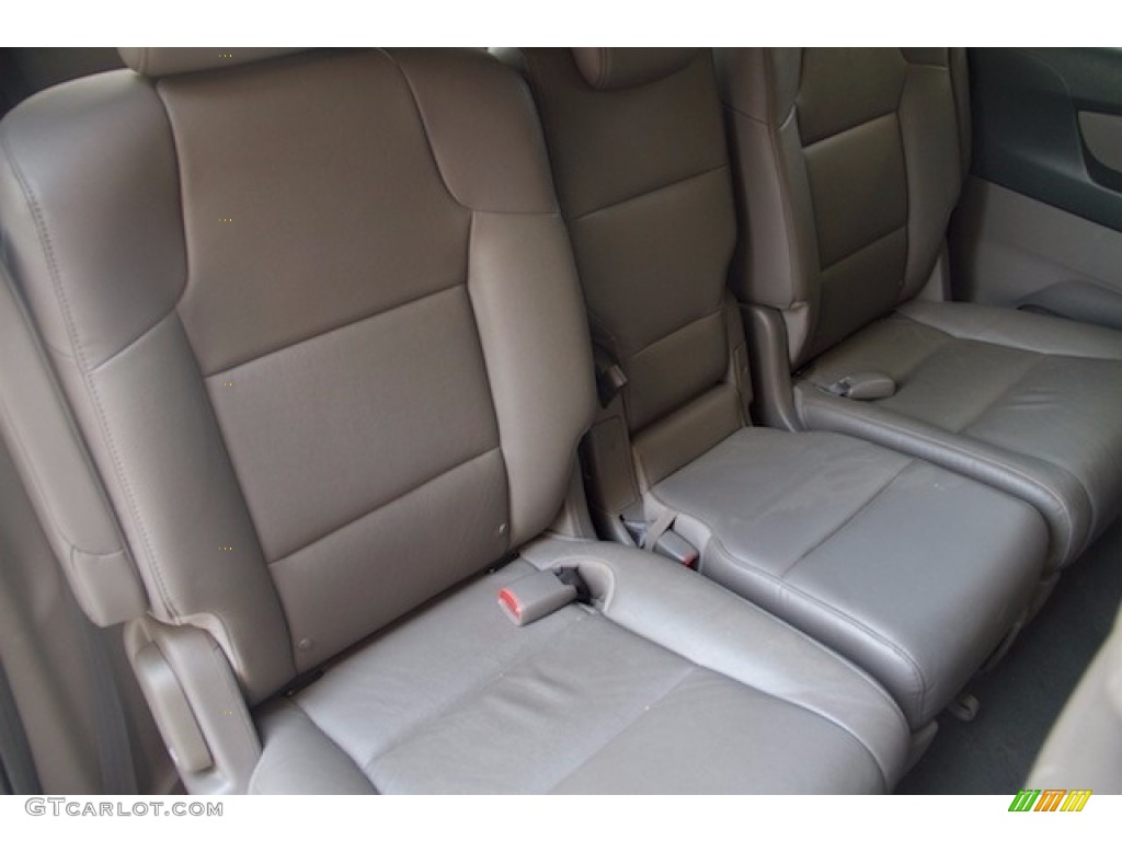 2014 Odyssey EX-L - Alabaster Silver Metallic / Truffle photo #18