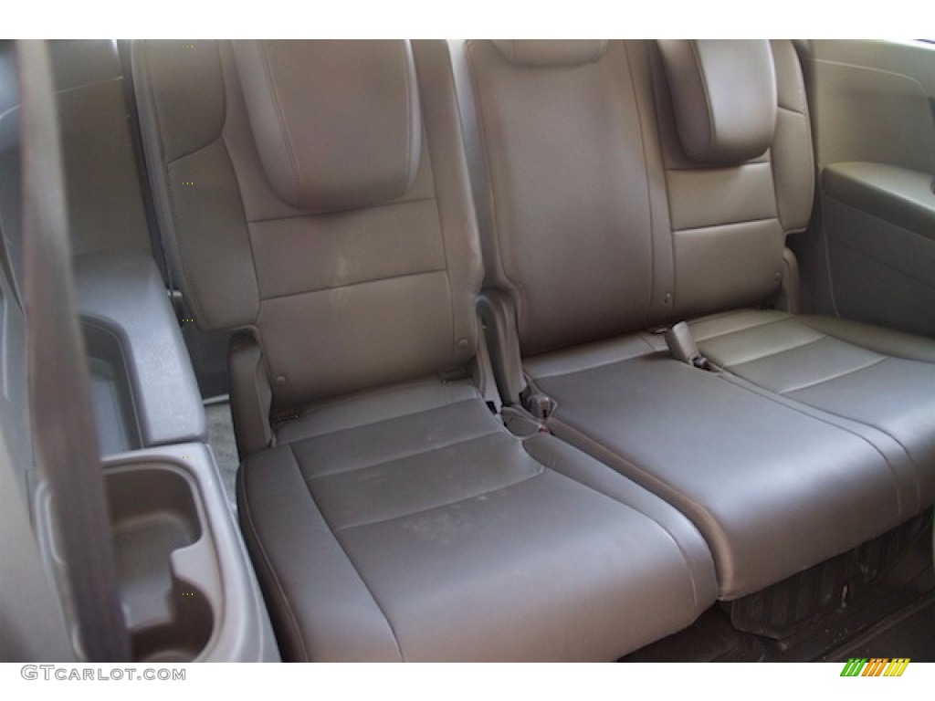 2014 Odyssey EX-L - Alabaster Silver Metallic / Truffle photo #19