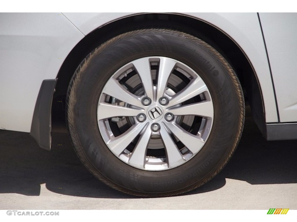 2014 Odyssey EX-L - Alabaster Silver Metallic / Truffle photo #28