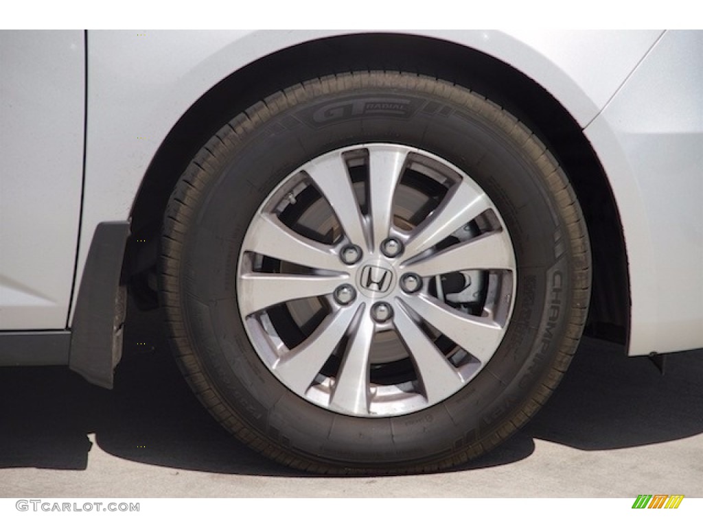 2014 Odyssey EX-L - Alabaster Silver Metallic / Truffle photo #29
