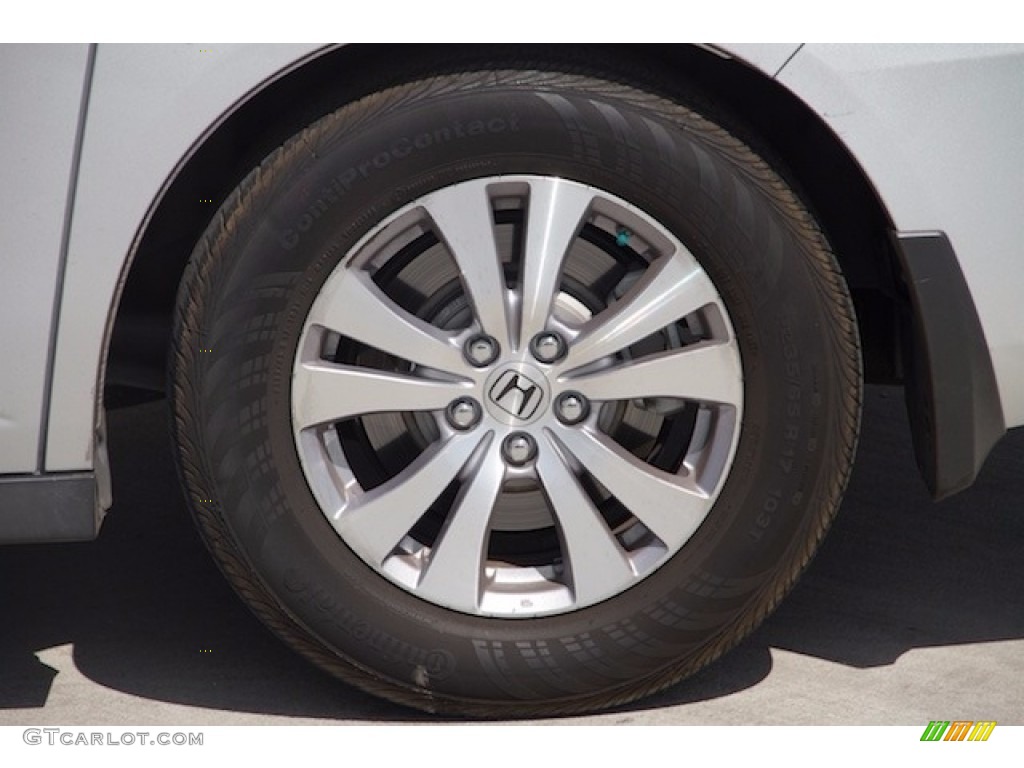 2014 Odyssey EX-L - Alabaster Silver Metallic / Truffle photo #30