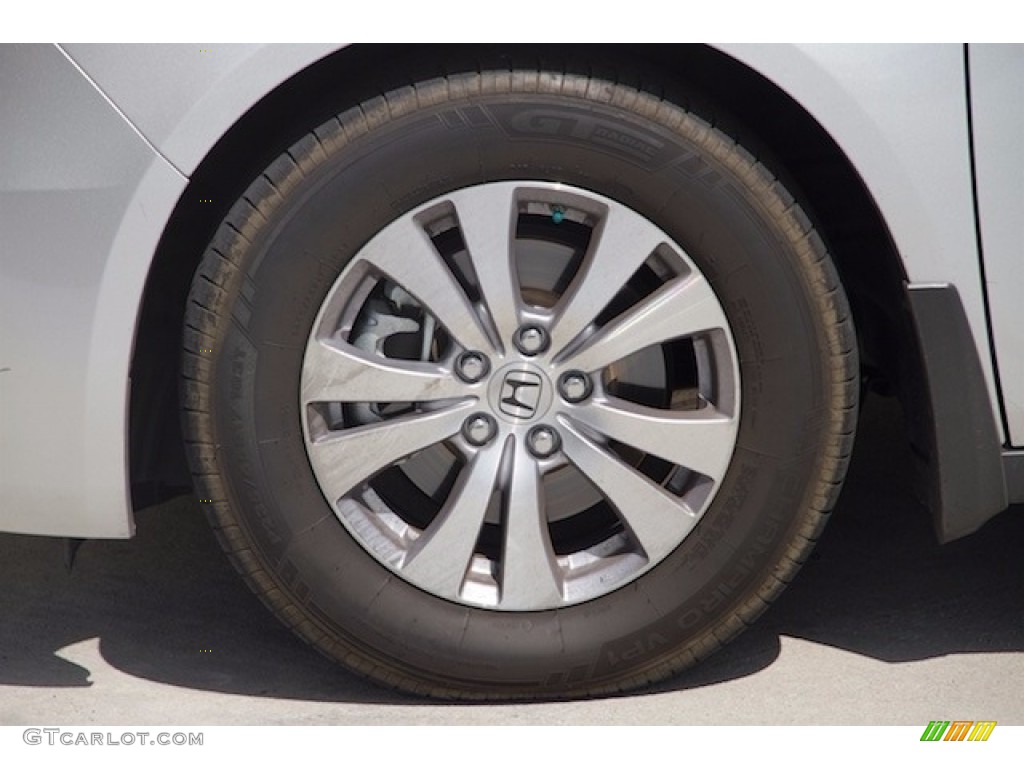 2014 Odyssey EX-L - Alabaster Silver Metallic / Truffle photo #31
