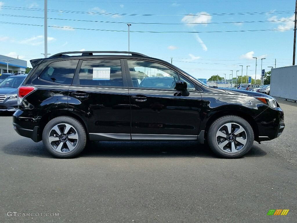 Crystal Black Silica 2017 Subaru Forester 2.5i Premium Exterior Photo #115402204