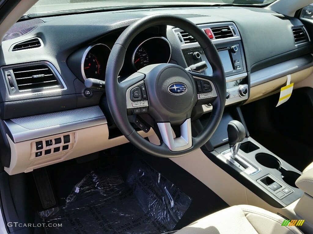 2017 Subaru Legacy 2.5i Premium Warm Ivory Dashboard Photo #115403265