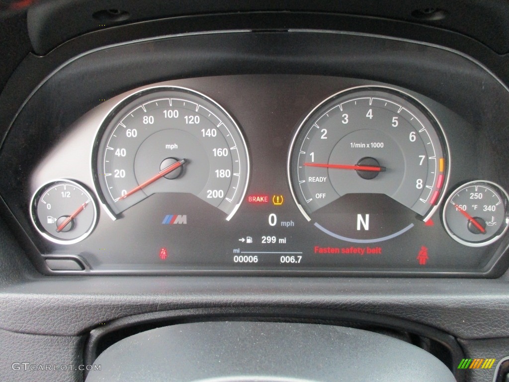 2017 BMW M3 Sedan Gauges Photo #115404054