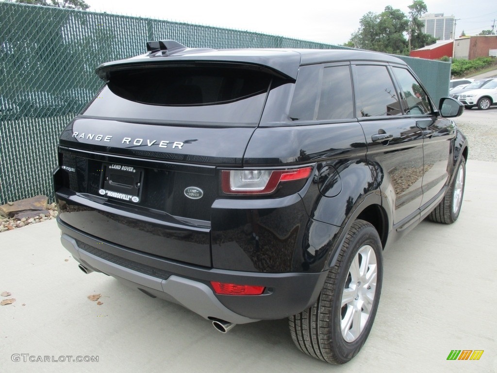 2017 Range Rover Evoque SE Premium - Farallon Black Metallic / Ebony/Ebony photo #4