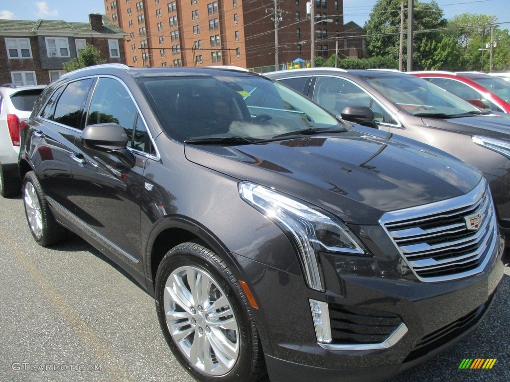 Dark Granite Metallic 2017 Cadillac XT5 Premium Luxury AWD Exterior Photo #115405086