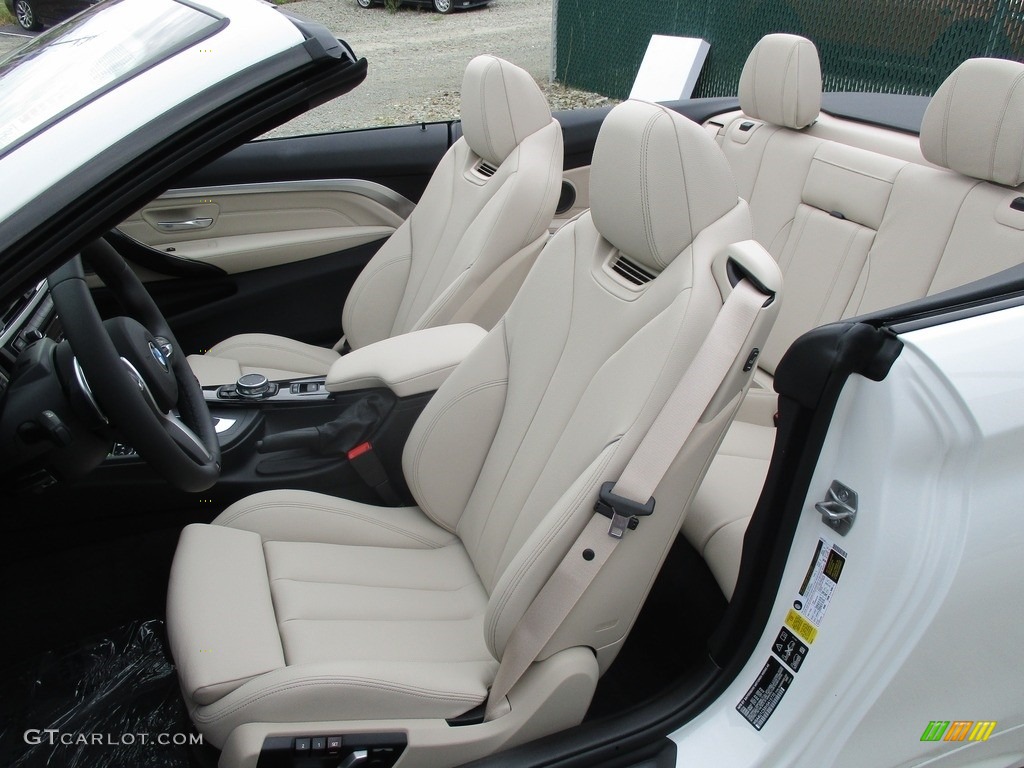 Oyster Interior 2017 BMW 4 Series 440i xDrive Convertible Photo #115405998