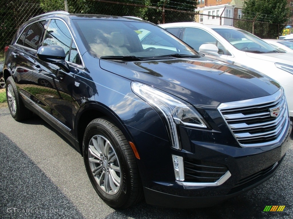 Dark Adriatic Blue Metallic 2017 Cadillac XT5 Luxury AWD Exterior Photo #115406202