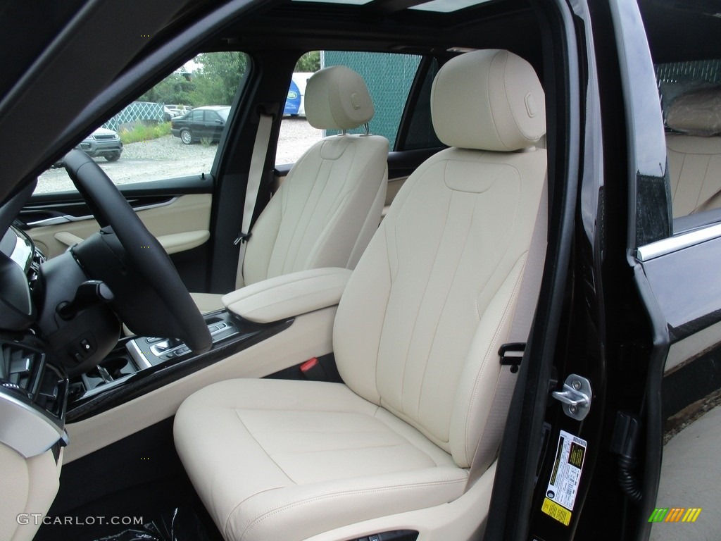 Canberra Beige/Black Interior 2017 BMW X5 xDrive35i Photo #115406460