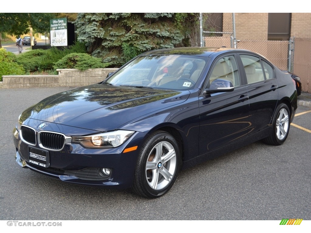 2013 3 Series 320i xDrive Sedan - Imperial Blue Metallic / Venetian Beige photo #6