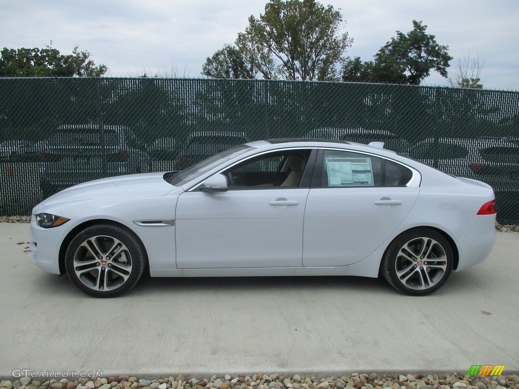 Glacier White 2017 Jaguar XE 35t Premium AWD Exterior Photo #115406967