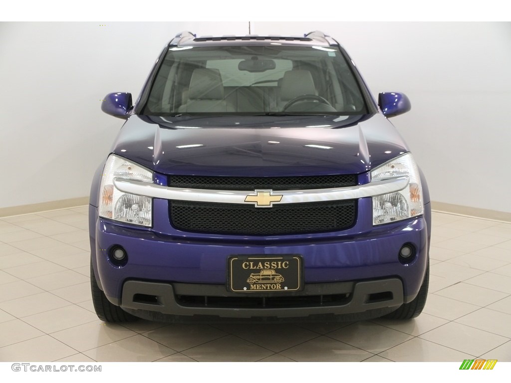 2007 Equinox LT AWD - Laser Blue Metallic / Light Gray photo #2