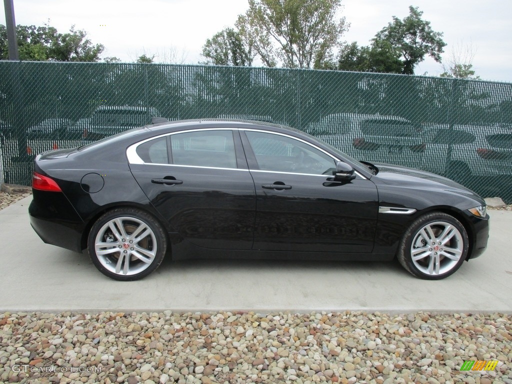 2017 XE 35t Prestige AWD - Ultimate Black / Latte photo #2