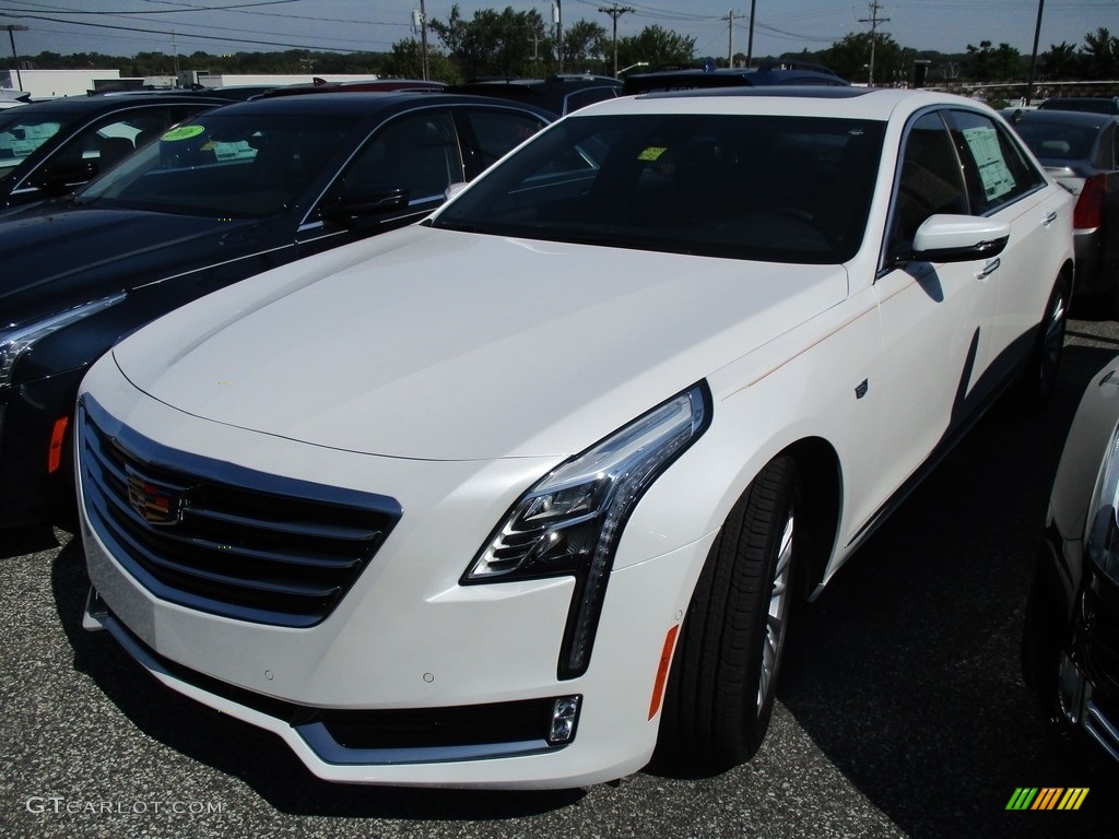 Crystal White Tricoat 2017 Cadillac CT6 2.0L Turbo Luxury Sedan Exterior Photo #115407822