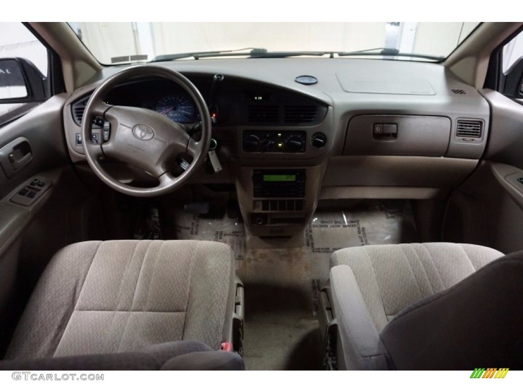 2002 Sienna CE - Desert Sand Mica / Gray photo #27