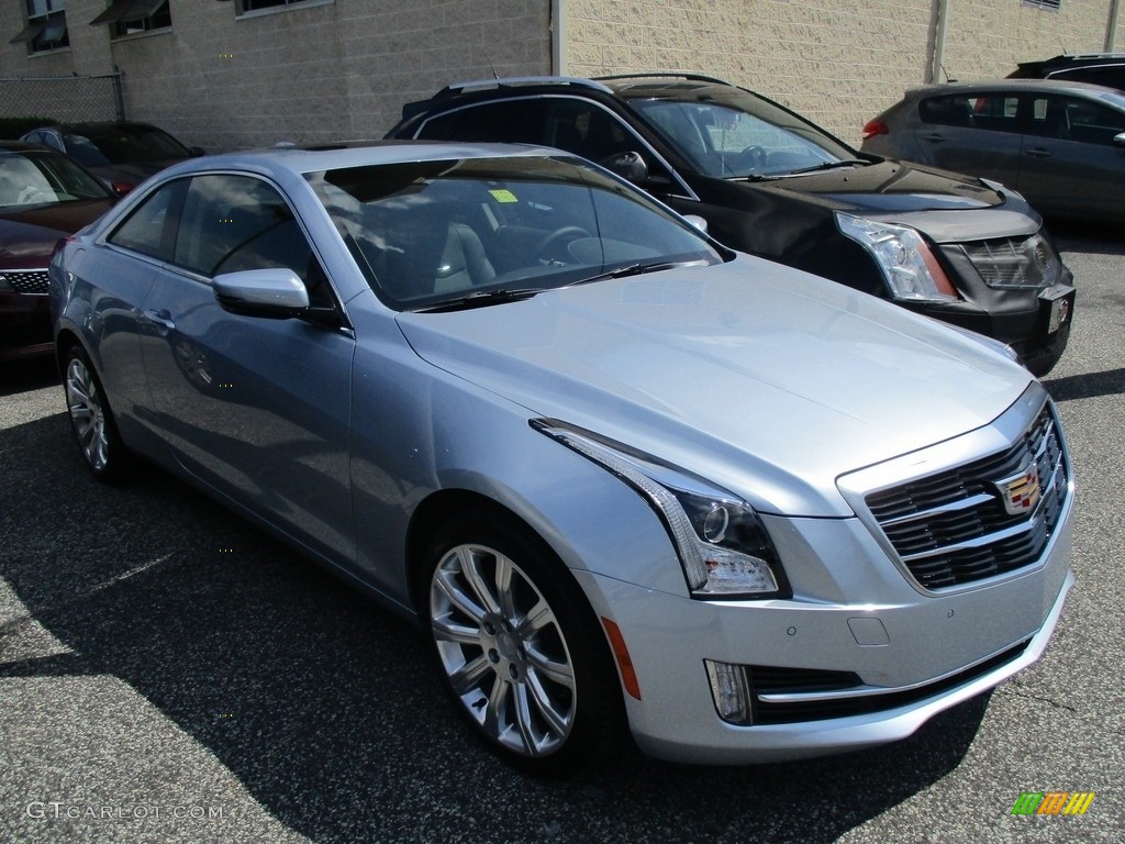 Silver Moonlight Metallic 2017 Cadillac ATS Luxury AWD Exterior Photo #115409928