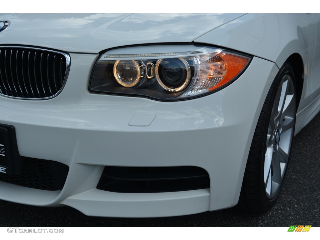 2013 1 Series 135i Coupe - Alpine White / Black photo #30