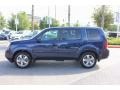 2013 Obsidian Blue Pearl Honda Pilot EX-L  photo #4