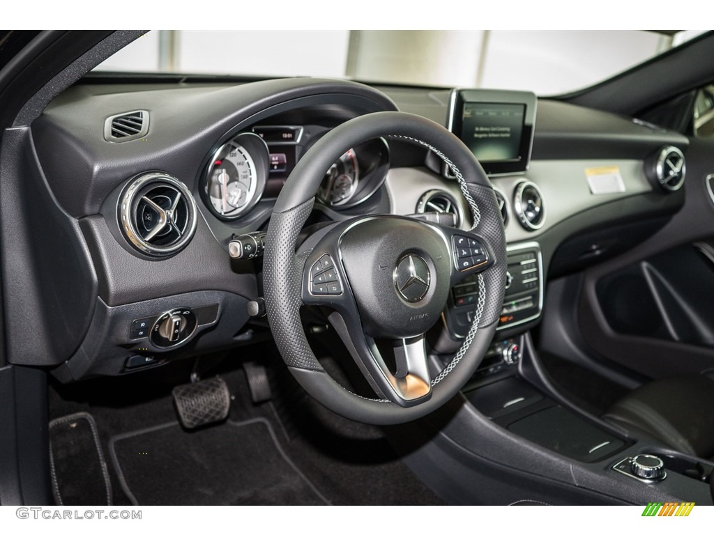 2017 Mercedes-Benz GLA 250 Black Dashboard Photo #115411095