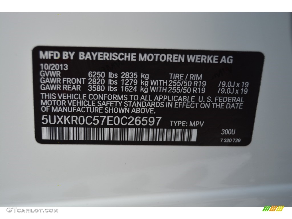 2014 X5 xDrive35i - Alpine White / Black photo #35