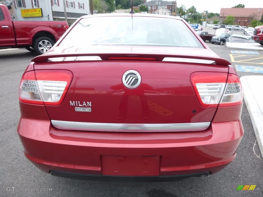 2008 Milan I4 Premier - Vivid Red Metallic / Camel photo #6
