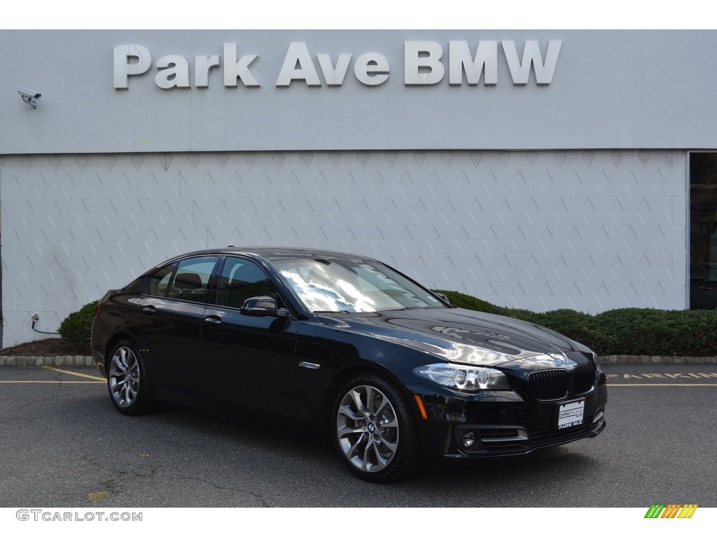 2016 5 Series 528i xDrive Sedan - Jet Black / Black photo #1