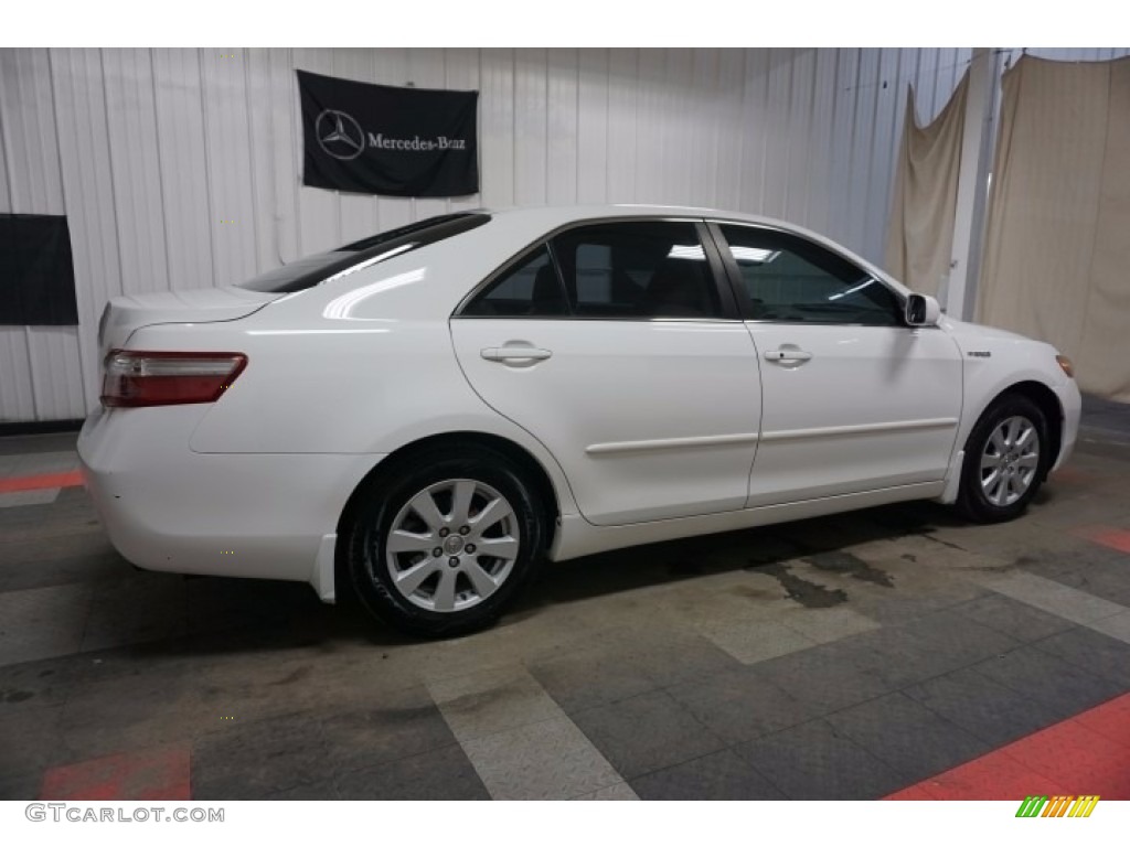 2008 Camry Hybrid - Super White / Ash photo #7