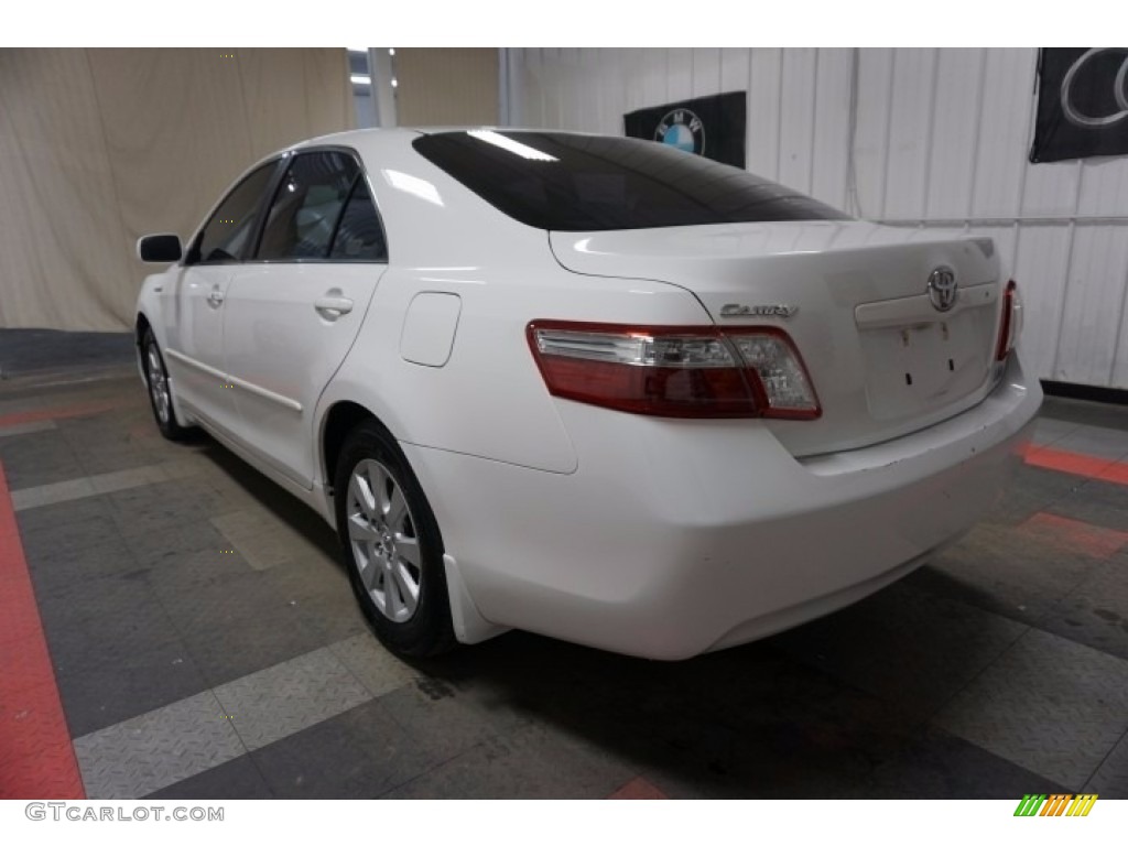 2008 Camry Hybrid - Super White / Ash photo #10