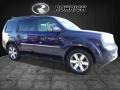 2013 Obsidian Blue Pearl Honda Pilot Touring 4WD  photo #1