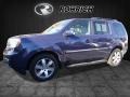 2013 Obsidian Blue Pearl Honda Pilot Touring 4WD  photo #3