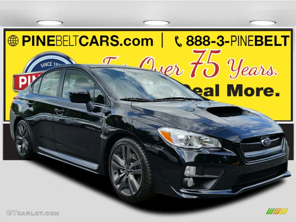 2017 WRX Premium - Crystal Black Silica / Carbon Black photo #1