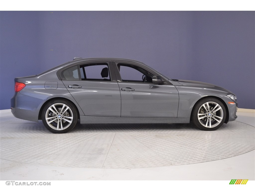 2014 3 Series 328d Sedan - Mineral Grey Metallic / Black photo #8