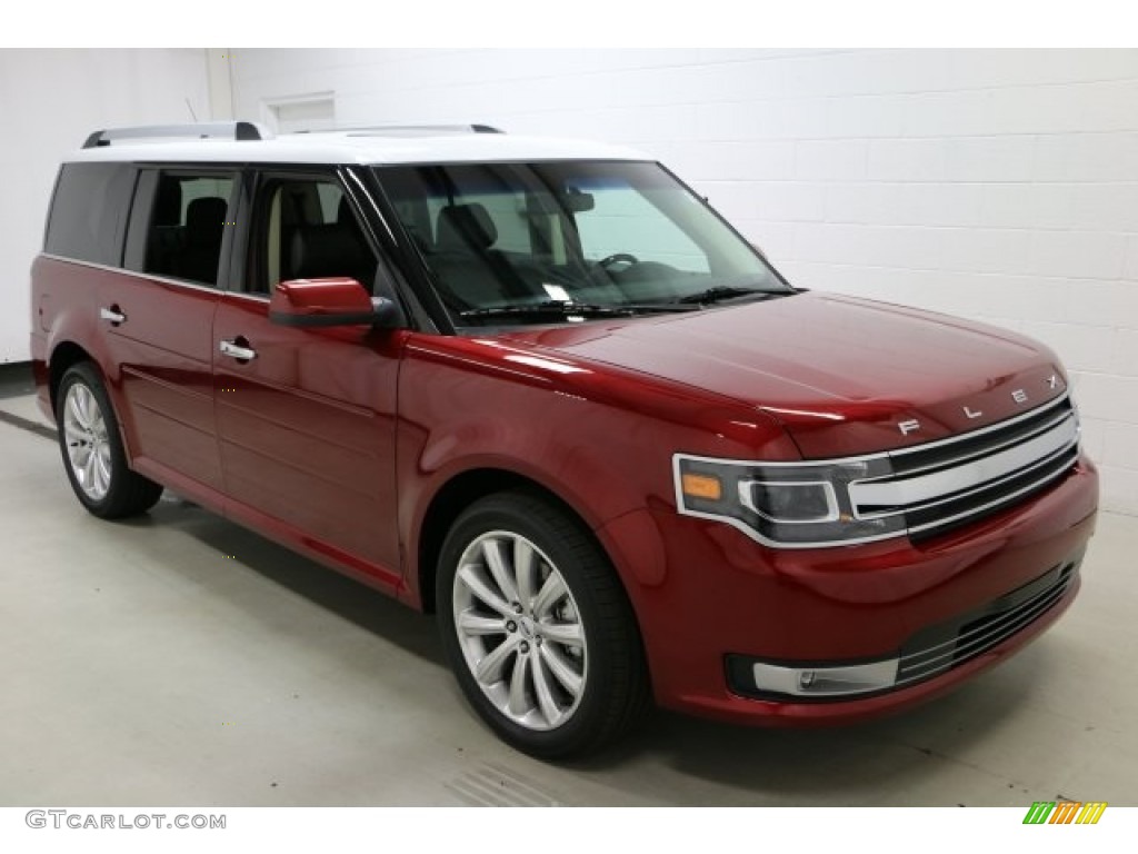 2016 Flex Limited AWD - Ruby Red / Charcoal Black photo #10