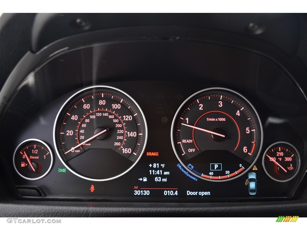 2014 3 Series 328d Sedan - Mineral Grey Metallic / Black photo #27