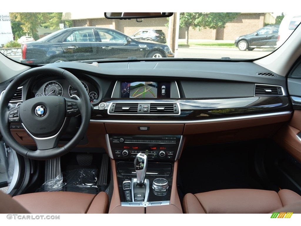 2016 BMW 5 Series 535i xDrive Gran Turismo Mocha Dashboard Photo #115420275