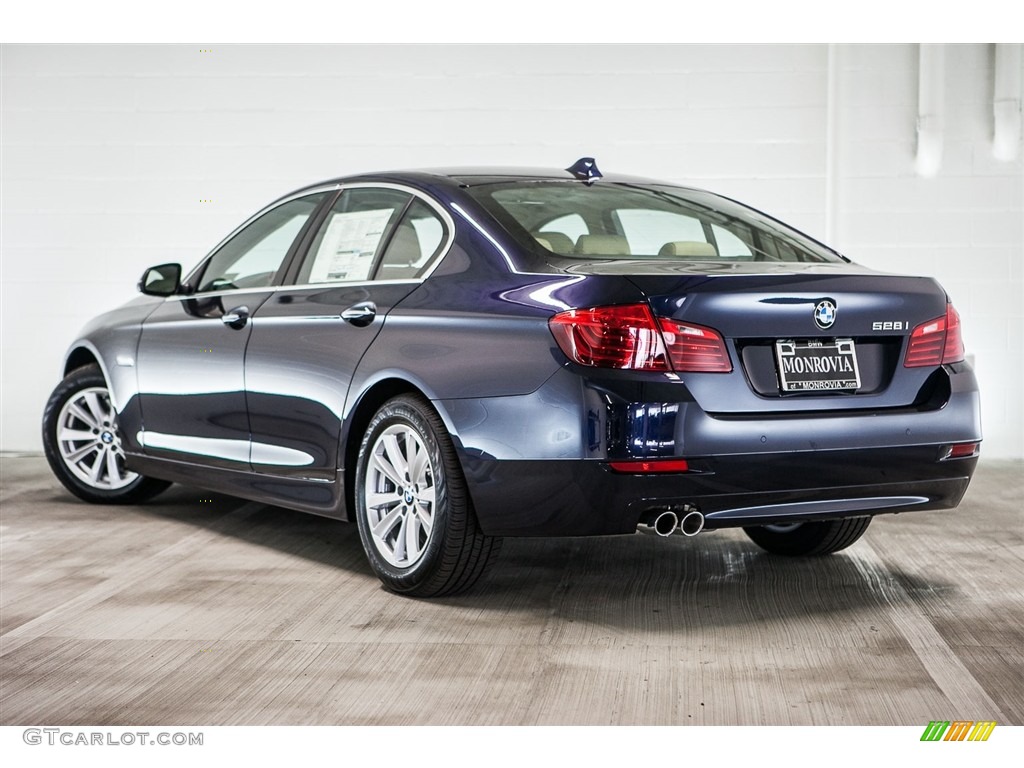 2016 5 Series 528i Sedan - Imperial Blue Metallic / Venetian Beige/Black photo #3
