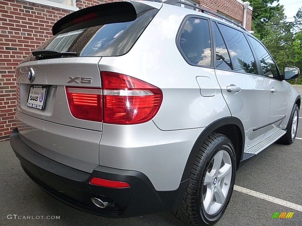 2008 X5 3.0si - Titanium Silver Metallic / Black photo #5